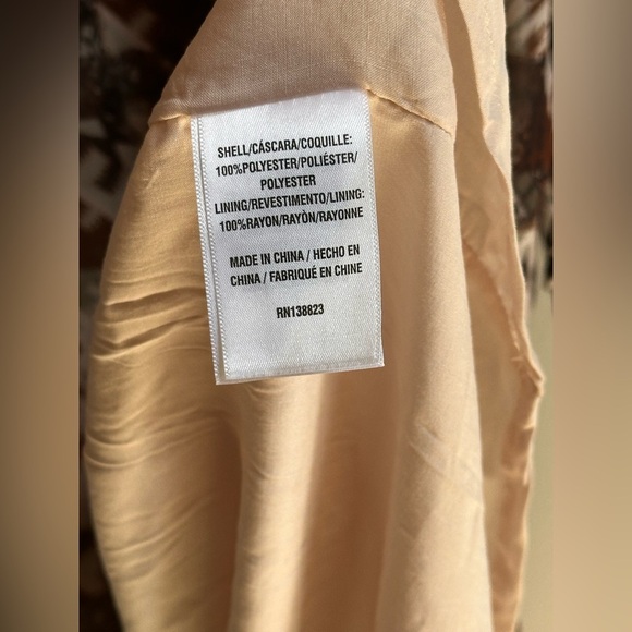 NEW Shyanne Southwestern Aztec Boho High-Low Chiffon Dress Women’s M - Picture 12 of 15